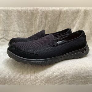 Danskin NOW Slip On Sneaker Shoes-Black-Lightweight-Women 8.5 Medium